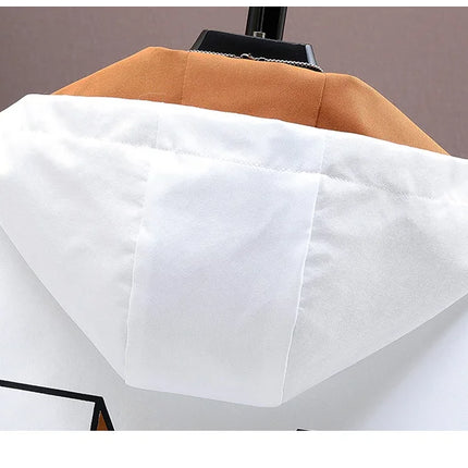 Casual Men's Hooded Jacket 2025 Spring Autumn New Product Thin Coat Top Windbreaker Street Wear Men's Coat