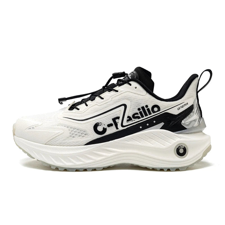 ONEMIX Autunno Inverno Luce 0 Outdoor Shock Assorbibile Leggero Scarpe da corsa da fondo Uomo Antiscivolo Resistente all'usura Arrampicata PlatiNum