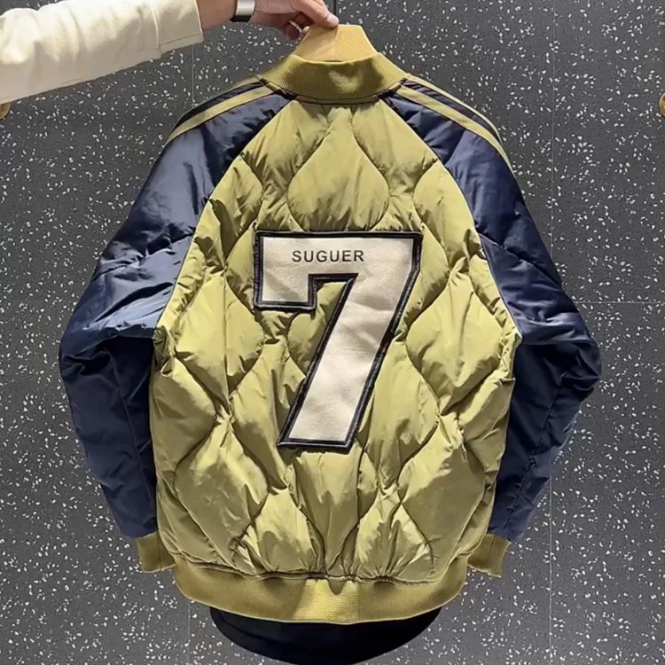 Supzoom 2022 New Arrival Hip Hop Embroidery Couples Casual Top Fashion Male And Female Winter Men Coat Warm Baseball Down Jacket