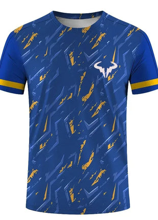 Série de badminton et de tennis T-shirt col rond à manches courtes pour sports extrêmes en plein air homme et femme imprimé 3D