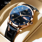 Leather Rose Blue