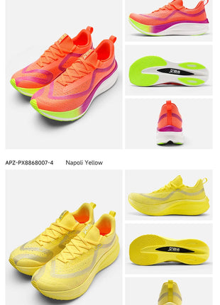 IRUNSVAN Men's Carbon Plate Sneakers Professional Marathon Racing Running Shoes High Quality  Shoes Comfortable Sports Shoe PlatiNum