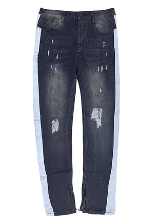 Jeans Men Wide Leg Cargo Pants Streetwear Baggy Men Korean Fashion Loose Straight Male Clothing Y2K Hip Hop Style Male Trousers PlatiNum