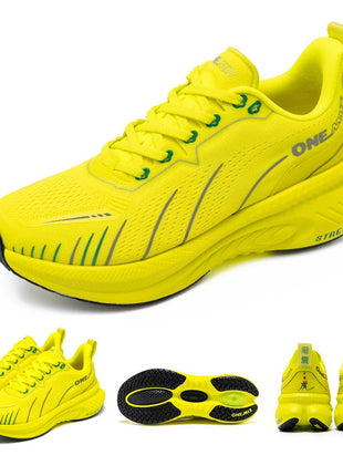 ONEMIX Scarpe da corsa per uomo Allenamento atletico Scarpe da tennis sportive da uomo Scarpe da ginnastica da passeggio resistenti all'usura antiscivolo per esterni PlatiNum
