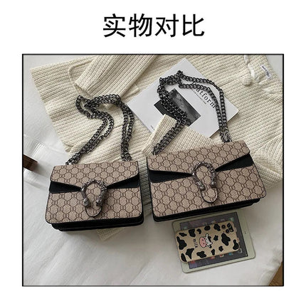 Fashion Popular Women's Bag Trend Brand Retro Chain Shoulder Bag High Quality Ladies Crossbody Bag Designer Luxury Handbag PlatiNum