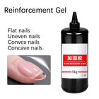 1000ML Super Shiny Top Coat Nail Art Gel Varnish Semi Permanent Soak Off No Wipe UV Gel Varnish Shining Clear Top Coat