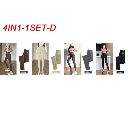 M-XL Shark pants women wear spring  autumn winter thin high-waisted belly lift hip yoga tights small feet black leggings PlatiNum