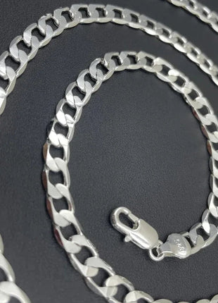 Wholesale 925 Sterling Silver Necklace 2-12mm Width 40-75cm Long Chain Lobster Clasp Men and Women Engagement Jewelry PlatiNum