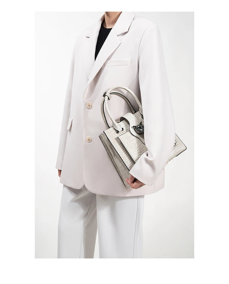 2024 nuove borse da donna BUSINESS LADY in vera pelle ORIGINAL LUXURY BRAND DESIGNER OFFICE borse da donna borsa a tracolla per gatti