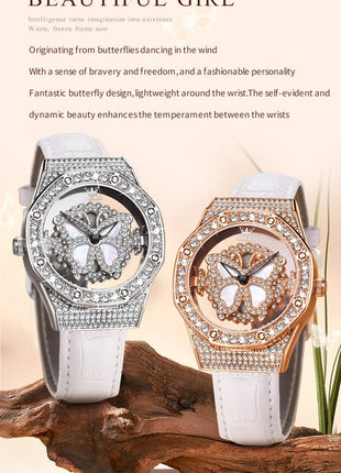 OLEVS 9996 Orologio Elegante di Lusso da Donna, Orologio al Quarzo Scheletrato, Impermeabile, con Quadrante Luminoso e Diamanti, Regalo Originale platinumshop