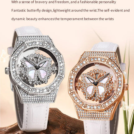 OLEVS 9996 Orologio Elegante di Lusso da Donna, Orologio al Quarzo Scheletrato, Impermeabile, con Quadrante Luminoso e Diamanti, Regalo Originale platinumshop