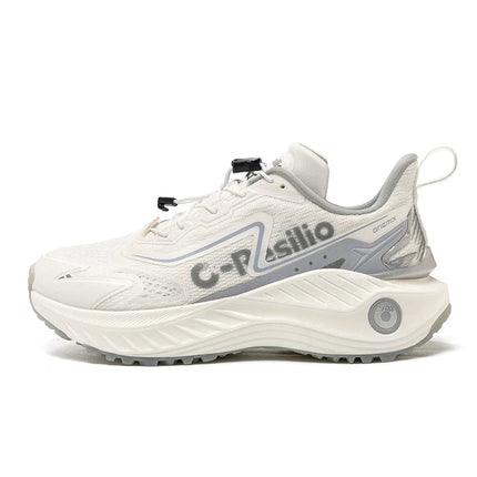 ONEMIX Autunno Inverno Luce 0 Outdoor Shock Assorbibile Leggero Scarpe da corsa da fondo Uomo Antiscivolo Resistente all'usura Arrampicata PlatiNum