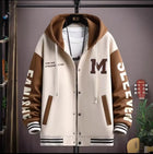 S-6XL Men's Hooded Pockets Cargo Jacket Men's Clothing Spring Autumn Japanese Fashion Loose Male Coat Hooded Baseball Jersey New