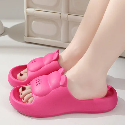 Pantofole estive nuove 2025 per la casa delle donne, casa antiscivolo e odorosa in EVA, bagno interno, doccia, pantofole rinfrescanti