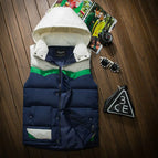 Navy Patchwork