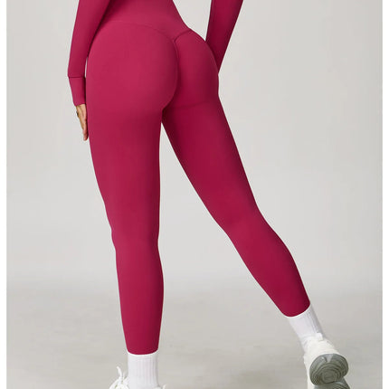 High Waist Yoga Leggings Women Push Up Sport Leggings Fitness Running Hip Lift Yoga Pants Highly Elastic Gym Workout Leggings PlatiNum
