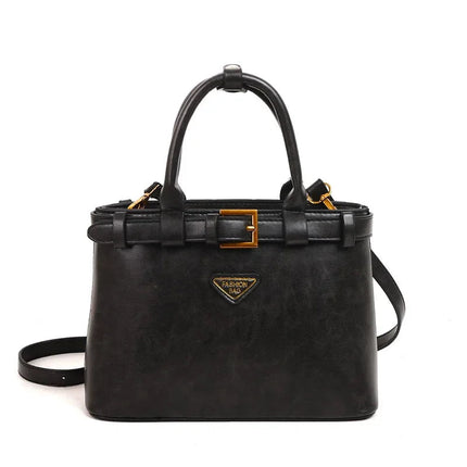 Fashionable Versatile Small Square Bag Women's Retro Crossbody Commuter Bag Ladies Handbag Soft Material Autumn Winter New Model PlatiNum
