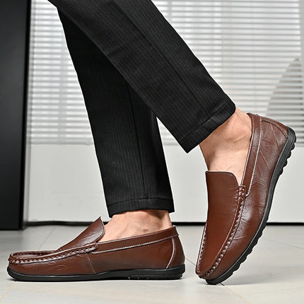 Scarpe Casual da Uomo in Pelle PU, Nuovi Arrivi, Mocassini Leggeri e Comodi, Scarpe da Guida e da Cerimonia, Slip-On