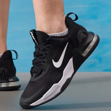 Scarpe da corsa sportive retrò con cuscino d'aria completamente nere Nike Air Max BIA SE da uomo IM5072-001