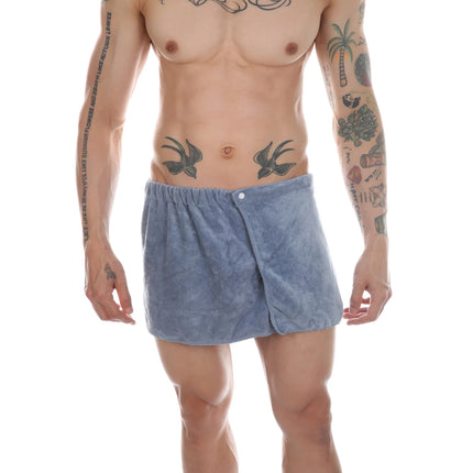Asciugamani da bagno per uomo Asciugamani da spiaggia da nuoto in microfibra Pantaloni corti indossabili Morbida coperta da spiaggia Gonna da palestra per doccia