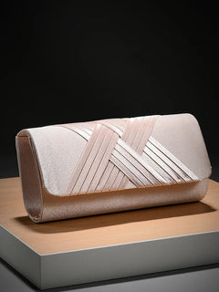 Luxury Stripes Designer One-shoulder bag Envelope Evening Clutch Bags hardware shoulder bag women wedding party gift bag