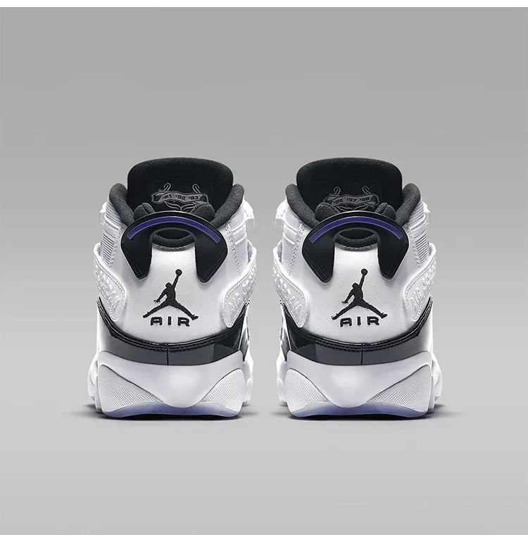 Nike Official Genuine JORDAN 6 RINGS Men's Sports Shock Absorption Basketball Shoes 322992-104