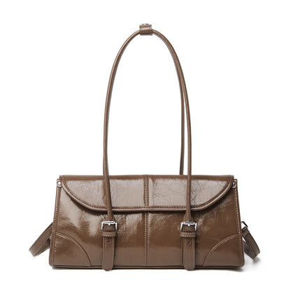 FOXER Lady's Shoulder Bag Genuine Leather Cross Body Bag 2025 Autumn Winter Large Capacity Travel Bag Commute Work Elegant