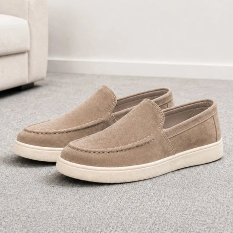 Scarpe casual da uomo estive, comode, con plateau, mocassini di design, traspiranti, slip-on, scarpe da ufficio piatte da uomo