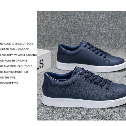 2026 New Fashion Mens Casual Shoes Genuine Leather Designer Lace-up Sneakers High Quality Outdoor walking Mocassin Footwear