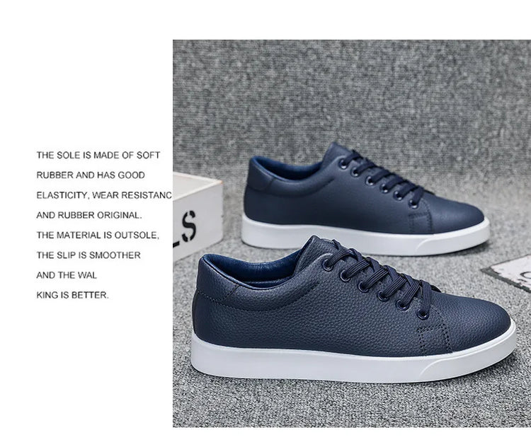 2026 New Fashion Mens Casual Shoes Genuine Leather Designer Lace-up Sneakers High Quality Outdoor walking Mocassin Footwear