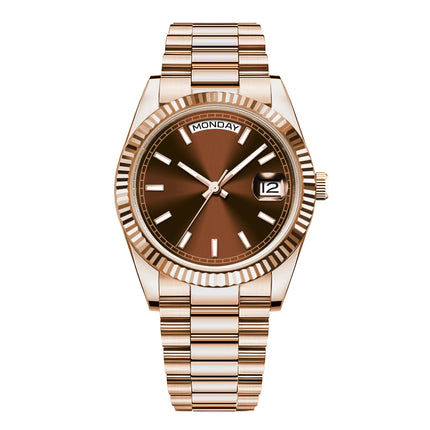 Custom Logo Diy 36/39MM Dial Automatic Mechanical Watches For Man Week Date Type Sapphire Luxury Waterproof Diving Man Watches