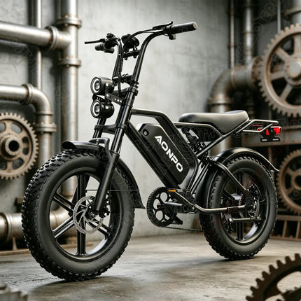 Nuova Bici Elettrica POWBEN V20 2026 UE, Motore 2000W, Velocità Massima 50km/h, Batteria 52V 15Ah, Pneumatici 20×4.0, Cambio a 7 Velocità SL-TX30-7R, E-Bike per Adulti