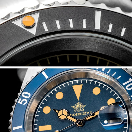 ADDIESDIVE Watch For Men New Quartz Wristwatch Green Ceramic Bezel Diving 200m Luminous 41mm Automatic Date Diver Men's Watch