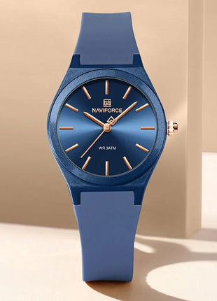 NAVIFORCE 2025 Orologi moda donna Orologio al quarzo Sport Cinturino in silicone Orologi da polso da donna Orologio semplice Regalo relogios feminino platinumshop