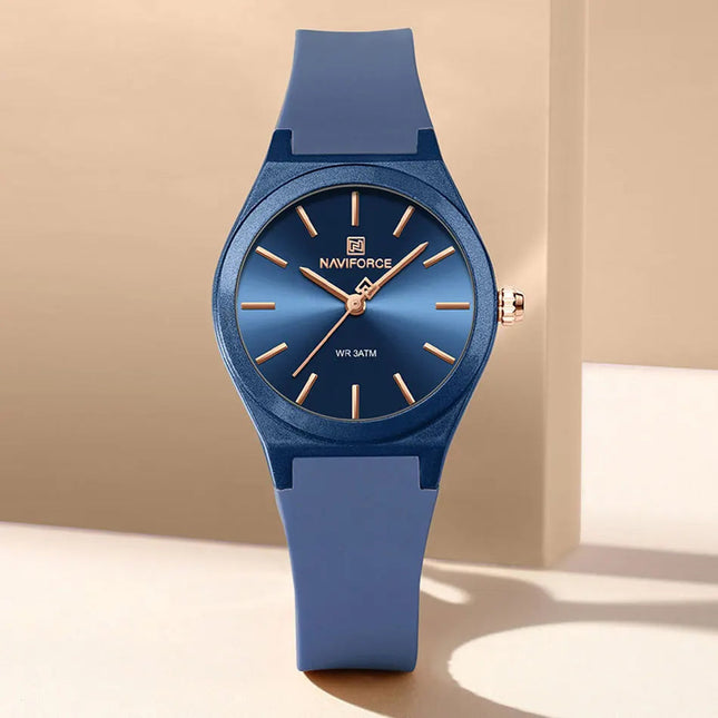 NAVIFORCE 2025 Orologi moda donna Orologio al quarzo Sport Cinturino in silicone Orologi da polso da donna Orologio semplice Regalo relogios feminino platinumshop
