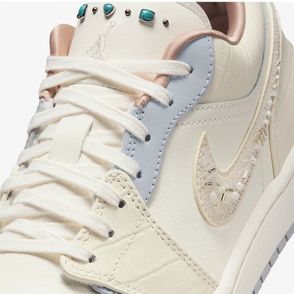 Scarpe sportive durevoli Nike Air Jordan 1 Low originali da donna IH7323-100 platinumshop