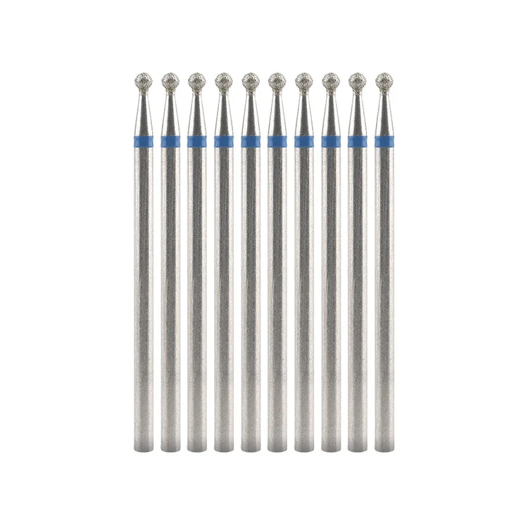 10Pcs Diamond Milling Cutter For Manicure Electric Nail Drill Bits Accessory Pedicure Machine Nail File Gel Remover Tool uñas Accesorios Y Herramientas