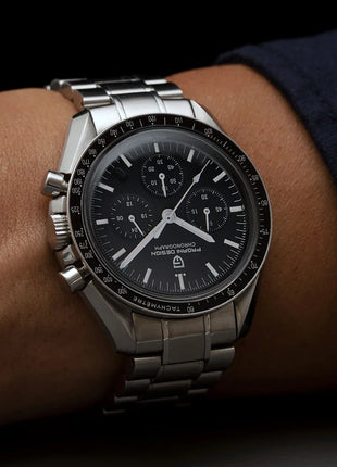 Nuovo Orologio da Uomo PAGANI DESIGN Moon 2026, Orologio al Quarzo di Lusso Dorato per Uomo, Cronografo Sportivo Impermeabile Luminoso con Vetro Zaffiro AR, Lunetta in Ceramica, Acciaio Inossidabile, Regalo per Uomo