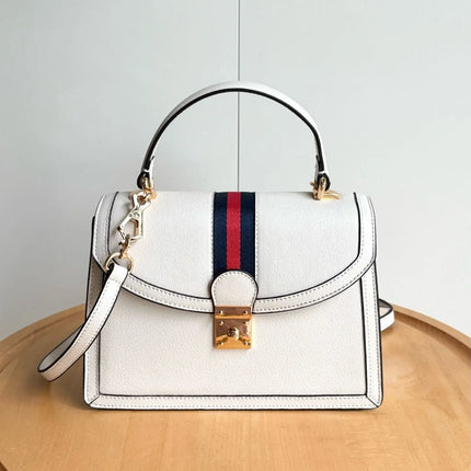 Borsa a tracolla da donna in similpelle liscia, essenziale per tutti i giorni, con tracolla regolabile, versatile e alla moda, perfetta per l'uso quotidiano all'aperto.