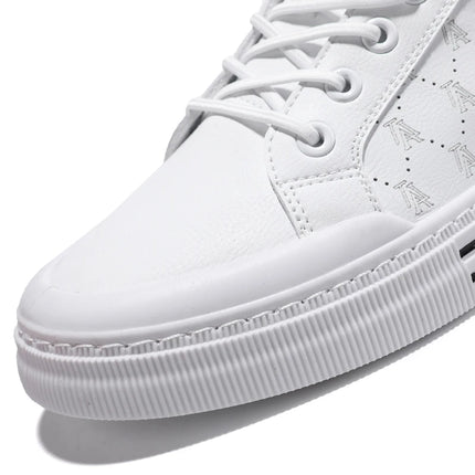Men's lightweight skate shoes, everyday casual sneakers for men, colors: white and beige, sizes 39 to 46.