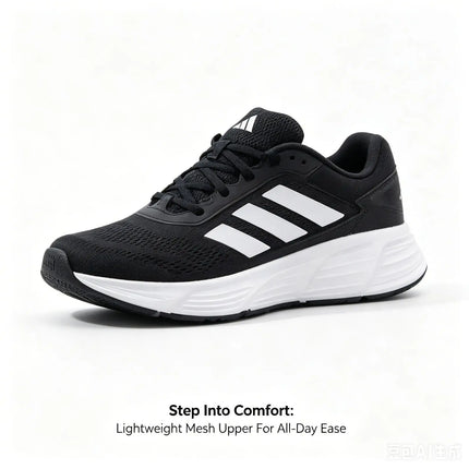 Sneakers da Corsa adidas Nere e Bianche con Tre Strisce, Traspiranti, Leggere e Ammortizzate GW8336