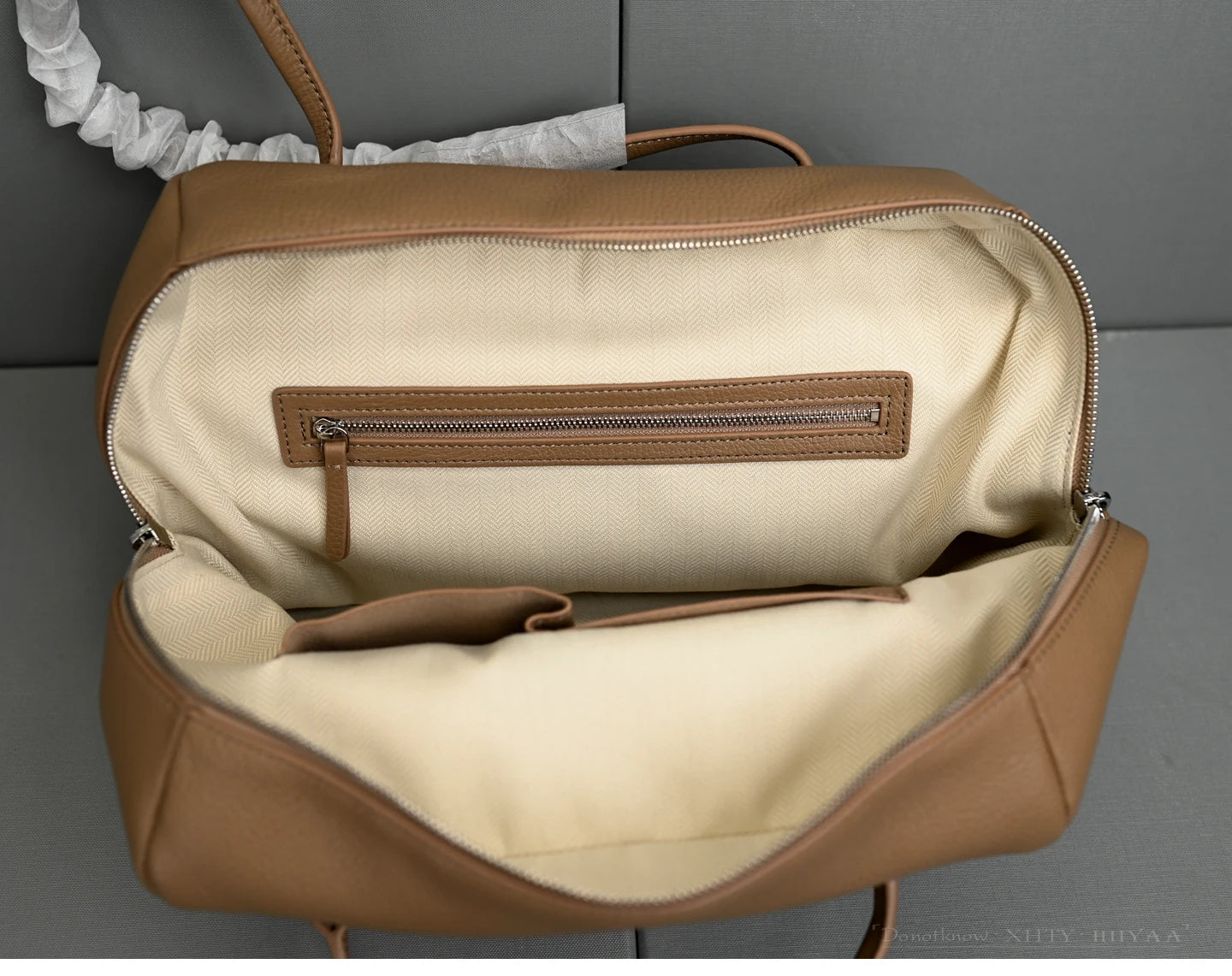 XHTY Genuine Leather Shoulder Bag Underarm Bag Women Soft Large Capacity Bowling Bag Simple Fashion Top Layer Cowhide New Model