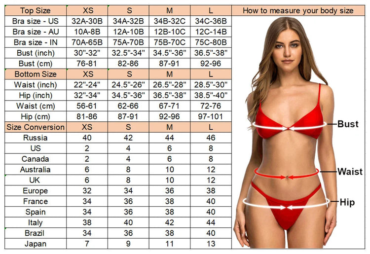 XS - L Halter Mini Micro Perizoma Bikini Donna Costumi da bagno Costume da bagno femminile Bikini a due pezzi Costume da bagno imbottito Costume da bagno V7595 PlatiNum