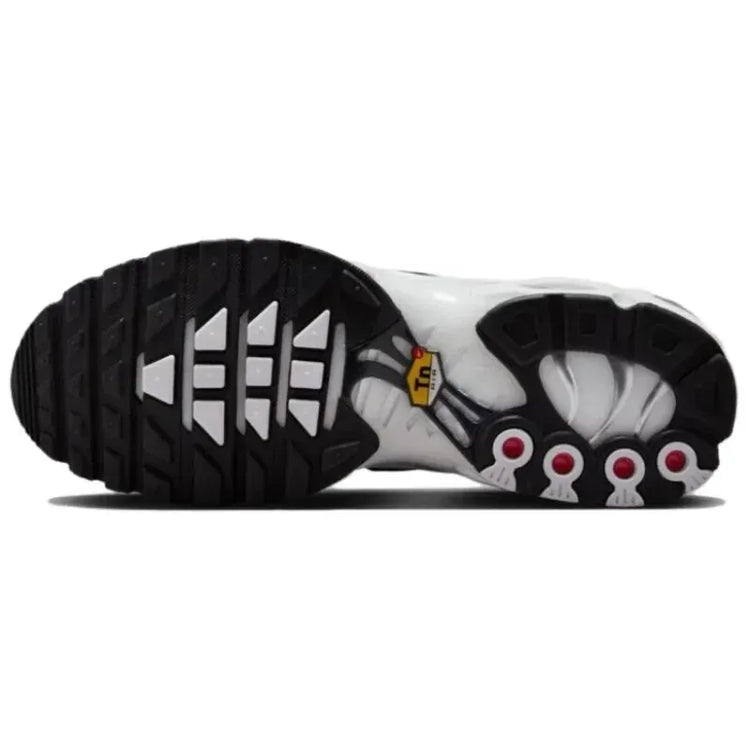 Nike Air Max Plus TN White Silver Women Retro Air Cushion Breathable Comfortable Running Shoes Trainers HJ9743-100