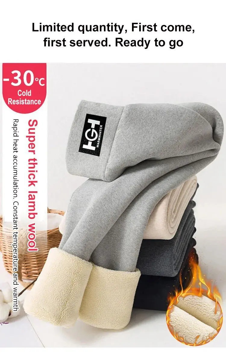 Women's Slim Fit Fleece Leggings,Winter Thick Warm Outer Wear Tight Ankle Pants,Soft Stretchy Cozy,Fashionable Bottoms,for Daily