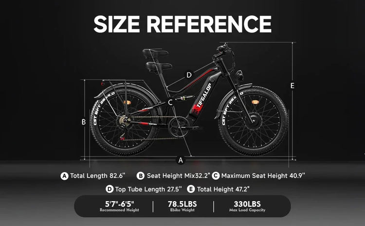 Bicicletta elettrica potente da 3000W, velocità massima di 60km/h, TIFGALOP ES7pro, pneumatici fat da 26 pollici, doppio motore per tutti i terreni, bici elettrica per adulti.