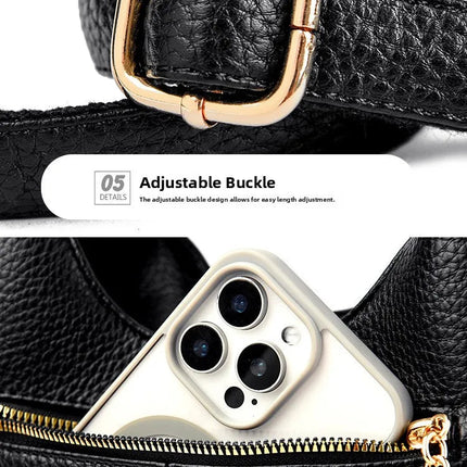 Trendy Crossbody Bag for Women Urban Minimalist Style PU Material Medium Size Zipper Opening Soft Shape Square Daily Match PlatiNum