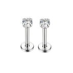 S1-2pcs-silvery / 6MM