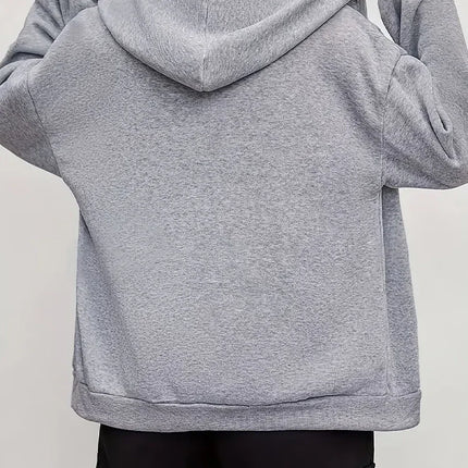 Harajuku Women's Sweatshirts Long Sleeve Zip-Up Casual Jacket with Cat Prints, Suitable for All Seasons Women'S Apparel Hoodie
