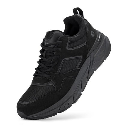 FitVille Le più nuove scarpe da corsa da uomo 4E Sneakers larghe con supporto per l'arco plantare per piedi piatti Sollievo dal dolore al tallone Fascite plantare